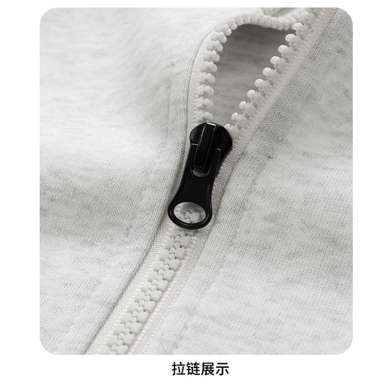 Men Half Zipper Stand Collar Loose Solid Color Long Sleeve Pullover Sweatshirt