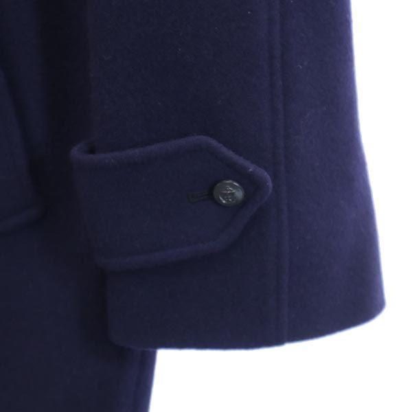 Aquascutum Wool Pea Coat 38 Navy Men's Used