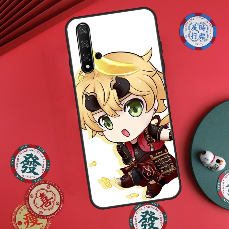 Чехол для Huawei Nova 5T 10 9 SE 7i 8i 11i 12i Y73 Y90 Y70 Y72 Y61 Y91 P60 Pro P30 P40 Lite с персонажем Тома из игры Genshin Impact