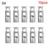 Shoelace Sportswear Apparel Sewing Stopper Cord DIY Metal Clamp Lock Toggle Double Hole Stoppers