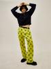 GREEDILOUS Repeat Logo Suit Pants