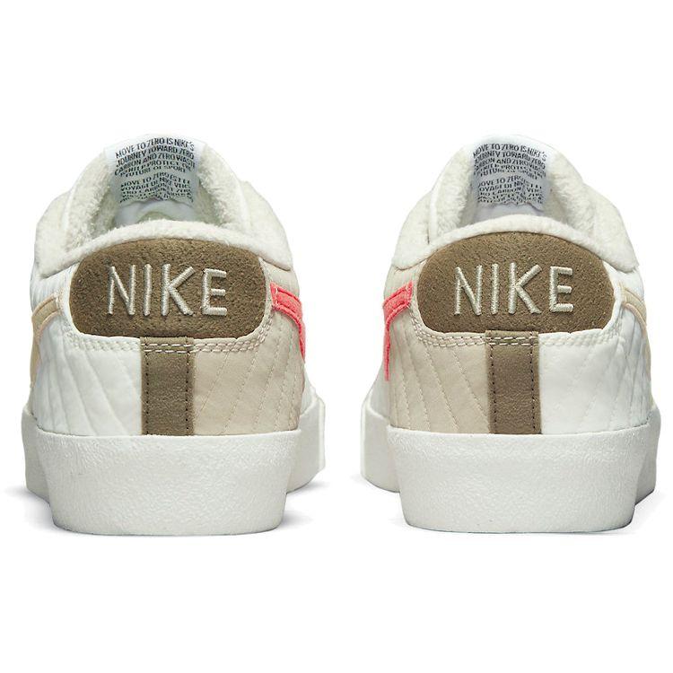 Nike Blazer Low 77 Premium Toasty - Коричневые мужские кроссовки из водорослей White Sail Orange DD8026-100