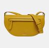 [Pre-Owned] Olympia Letter Logo Zipper Leather Half Moon Bag - Very Good #1RLVYM6