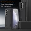 Кожаный чехол для телефона Samsung Z Fold6/5 с защитной пленкой и ремешком на запястье
