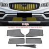 4pcs Car Insect-proof Air Inlet Protection Cover Insert Vent Racing Grill Filter Net For GEELY ATLAS EMGRAND X7 SPORT 2016-2022