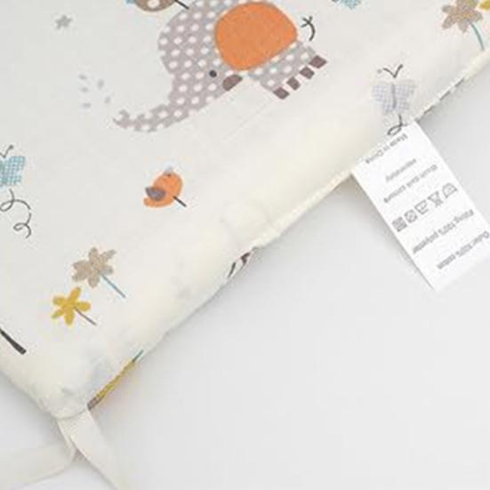 6Pcs Baby Protector Pads Set Soft Safe Anti-Collision Toddler Boy Girl Cotton Crib Fence Pads for Newborn Bedding