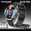 Новые умные часы S4 Ultra для мужчин, AMOLED, для активного отдыха и спорта, GPS, компас, пульсометр, водонепроницаемые, NFC, Bluetooth-звонки, смарт-часы
