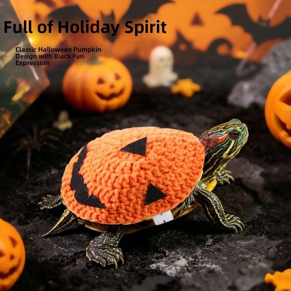 Pumpkin Design Knitted Pumpkin Sweater Adjustable Strap Pet Sweater Pet Dressing Up