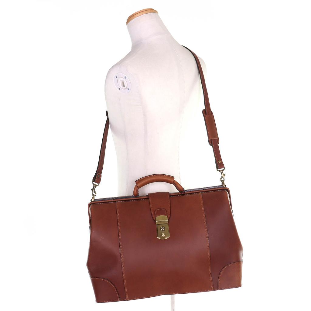 Очень хорошая деловая сумка RED BRIDGE Натуральная кожа Докторская сумка Коричневая мужская Б/у