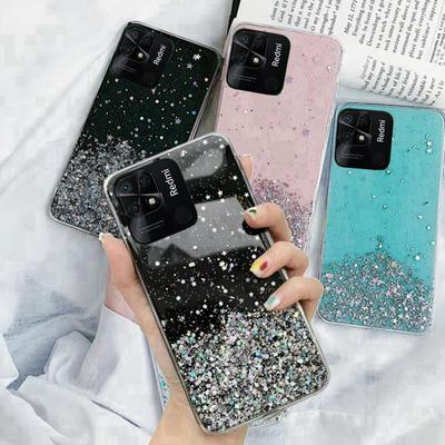 Блестящий чехол для телефона для redmi 10C 10 C10 C10 redmi10C задняя крышка CAPA Bling блестящий чехол для телефона для xiaomi redmi 10C полное покрытие