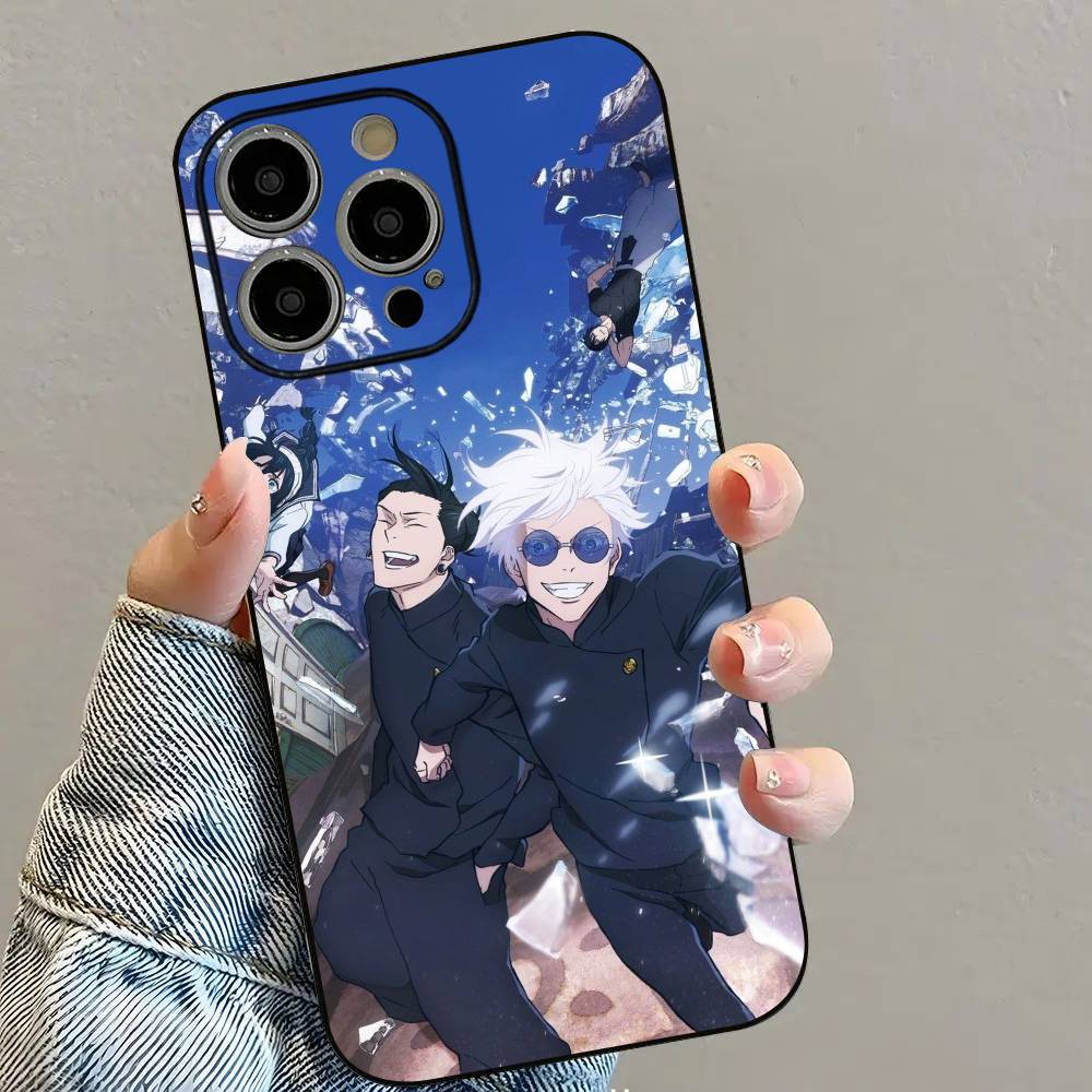 Чехол для телефона с аниме J-Jujutsu K-Kaisen для iPhone 16 15 14 13 12 11 PRO MAX PLUS Mini, мягкий ТПУ, приятный для кожи