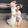 Toy Alpaca Plush Long Pillow Cartoon Stuffed Animal Doll Decoration Gift Kids
