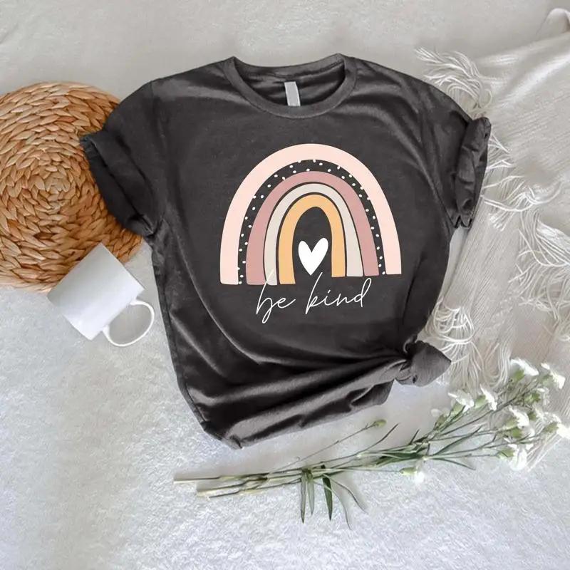 Be Kind Rainbow T Shirt Kindness Retro Counselor Teacher