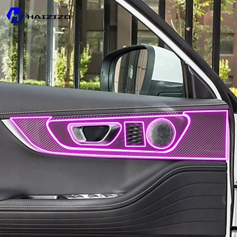 Для Chery Tiggo 7 Pro -2025 Защитная наклейка на центральную консоль салона автомобиля Декоративная полоса салона Защитная наклейка из ТПУ