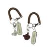 Acrylic Cartoon Lanyard Key Holder Key Ring Ornaments Bear Spring Coil Key Chain  Decoration
