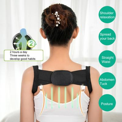 Очень мягкий регулируемый корректор горба эргономичный дизайн унисекс корректор плеч пояс для коррекции осанки