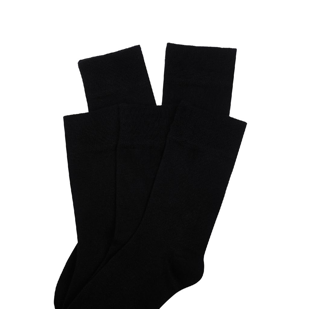 Набор из 5 трикотажных носков унисекс из бамбука черного цвета Thmaw24co00027