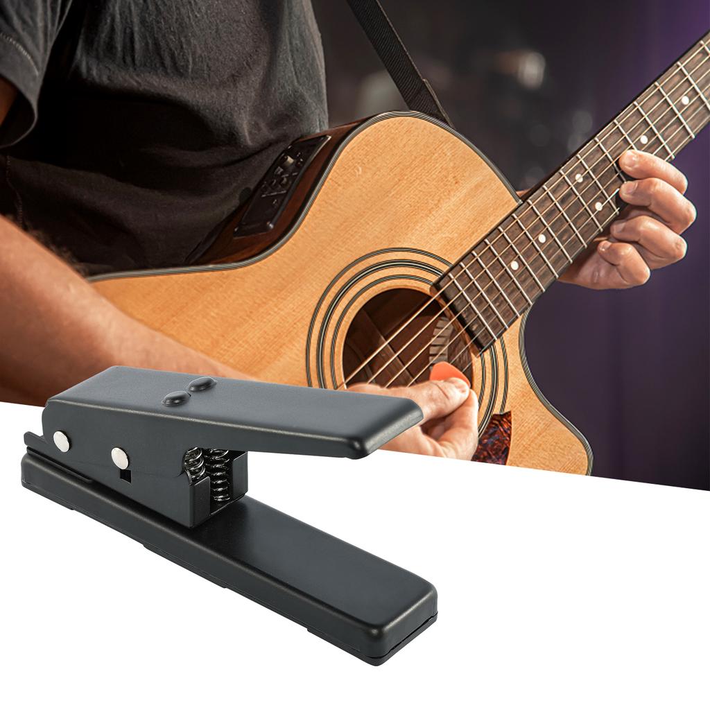 Guitar Pick Punch Set with 2 Pick Strips 2 Sandpaper Easy-to-use   Pick Maker Wonderful Gift Choice for Guitar Players Birthdays Family Friends