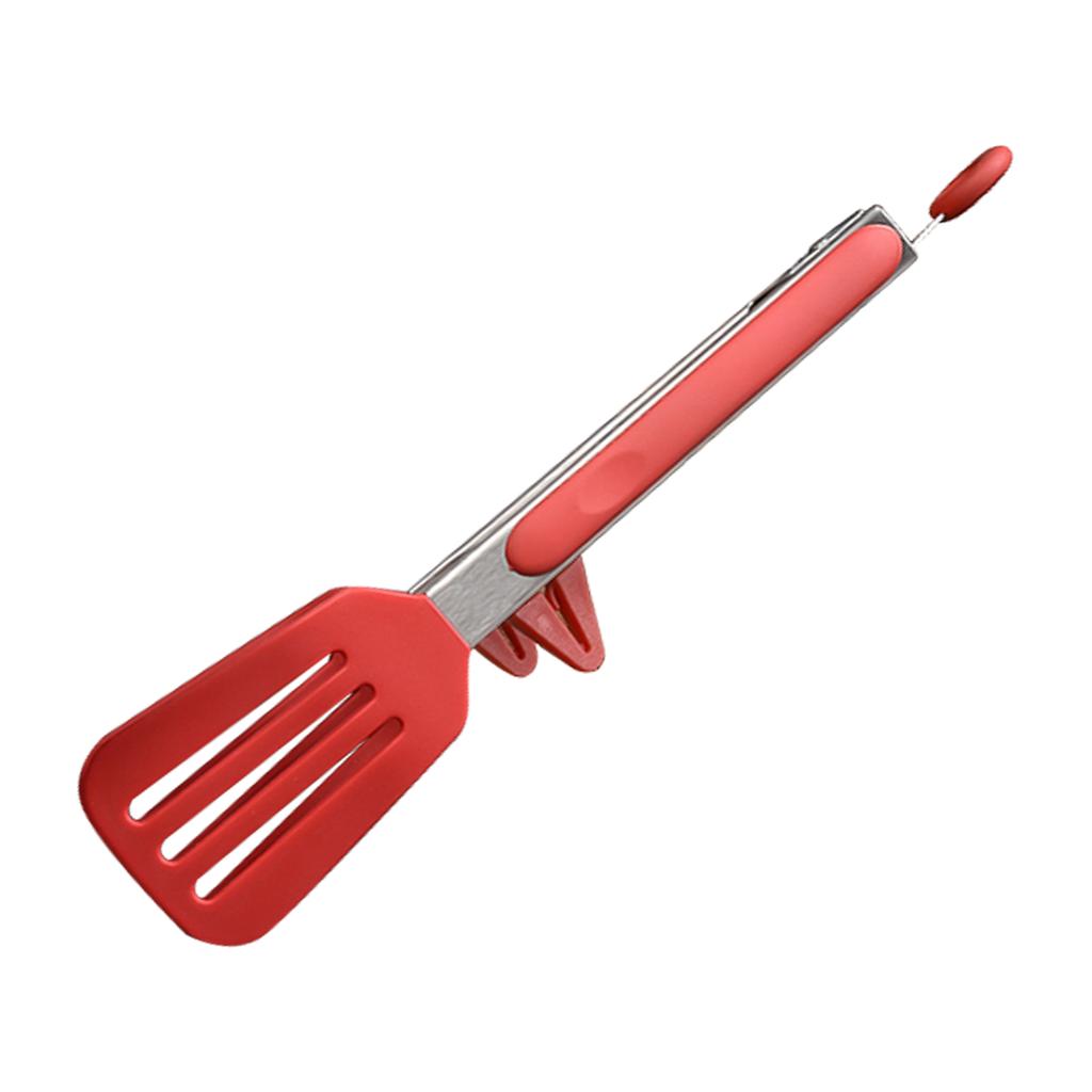 Kitchen Tongs with Silicone Tips Non-stick Food Clamp for Cooking Premium Stainless Steel Locking Cooking Tongs Heat Serving Utensils
