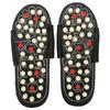 Massage Slippers Portable Foot Massager Women Men Massage Sandals Shoes(44-45 Rotating Dots)