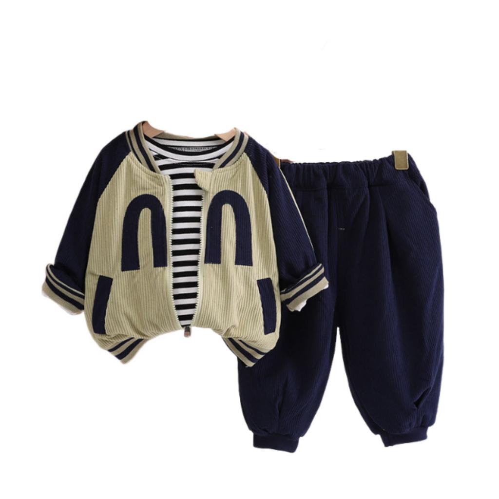 Детский повседневный комплект с длинным рукавом, удобные наряды для повседневной носки