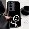 Чехол для телефона Samsung Galaxy A17 A16 A15 A14 A13 Funny Stickman Matchman A56 A36 A26 A55 A35 A25 A54 A34 A24 A53 A33 A23 A07 A0
