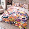 Undertale 3Pcs Bedding Set Duvet Cover With Two Pillowcases For Bedroom Home Decoration