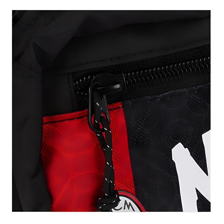 Puma Acm Ftbl Culture Поясная сумка в полоску Унисекс Поясная сумка Черно-красная 077241-04