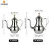 Leeseph Turkish Coffee Pot, Stainless Steel Arabic Tea Pot with Filter Mesh, Gooseneck Kettle for Cafe, Tea, Juice, Milk