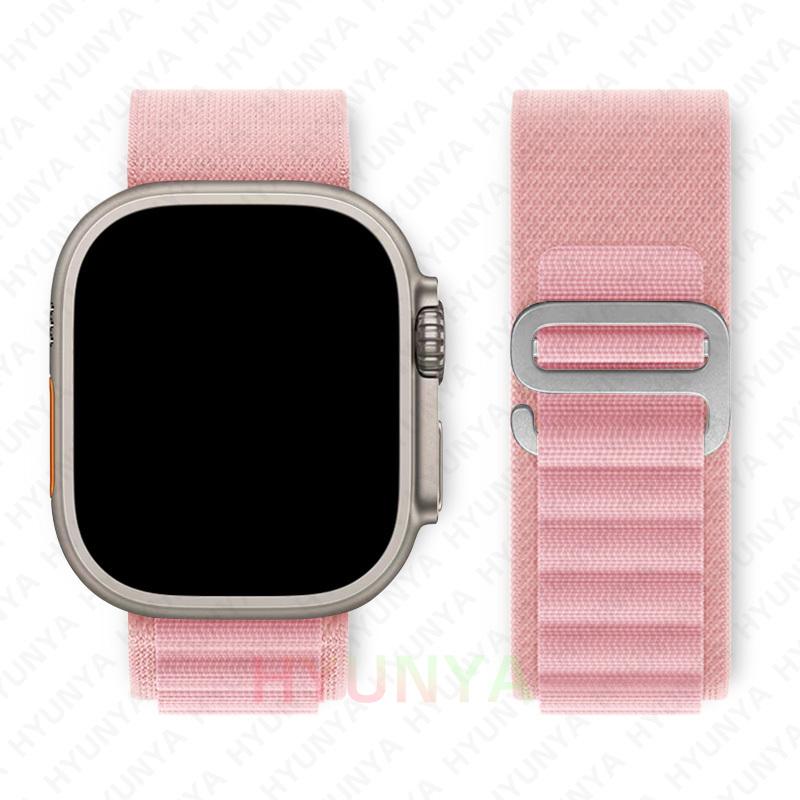 Альпийский ремешок для Apple Watch Band Series 10 9 8 7 SE Ultra 2 41мм 42мм 45мм 46мм 49мм 40мм 44мм IWatch Correa Ремешок Браслет