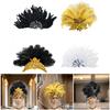 Feather Flapper Headbands Mardi Gras Prom Dancer Headpiece for Party Carnivals Celebrations Headwear Hair Styling