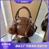 Niche Retro Pillow Bag Women's New High-end Sense Versatile Shoulder Messenger Bag Hand Carry Commuter Bag