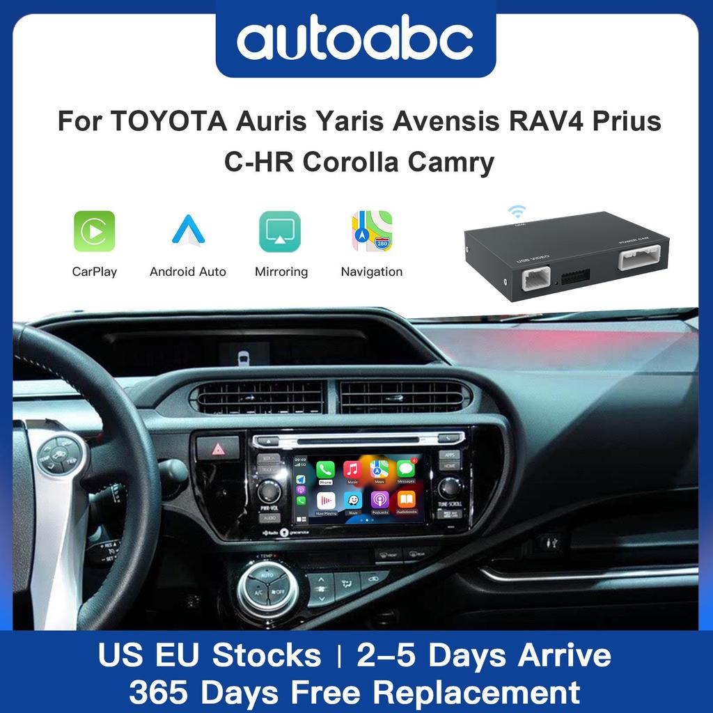 Беспроводной CarPlay Android Auto Для TOYOTA Auris Yaris Avensis RAV4 Prius C-HR Corolla Camry Декодер, Airplay Mirror Cast,