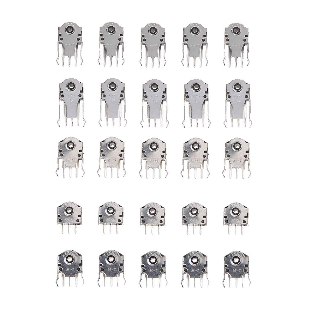 RUIZHI 25pcs Mouse Wheel Encoder Switch High Precision Decoder Mouse Scroll Wheel Encoder Mm Models 5 5/7/9/11/13 (5 Pieces)
