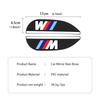 2pcs Car Sun Visor Rearview Mirror Rain Eyebrow Shield Sticker For BMW M 1 3 4 5 6 7 Series X1 X3 X4 X5 G20 G38 F48 E36 E39 blcp03
