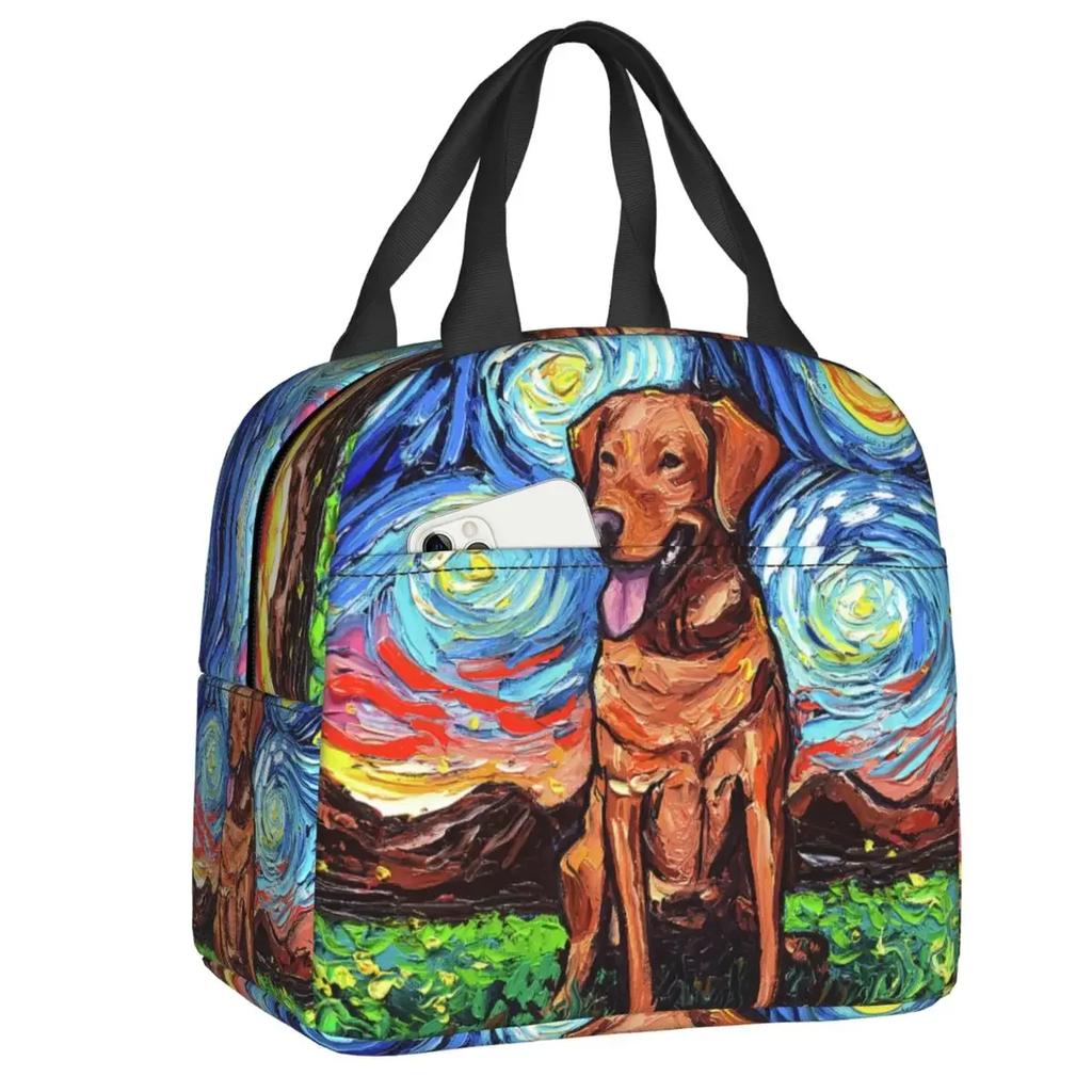 Chihuahua Art термоизолированная сумка для обеда женская портативная сумка для обеда для пикника на открытом воздухе многофункциональная коробка для еды Bento