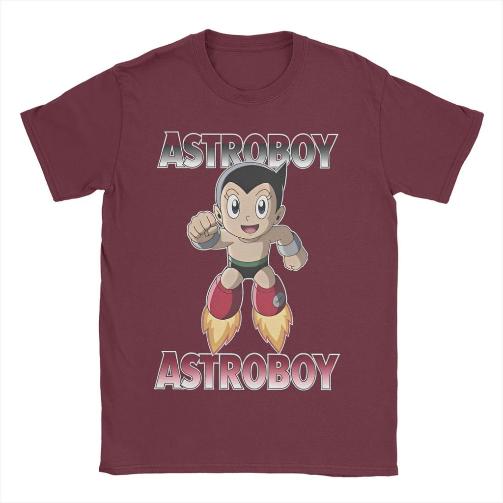 Astro Boy TShirt Summer Anime Hippie T Shirts Unisexs Pure Cotton Crew Neck Plus Size Clothing Short Sleeve YK Casual Tops