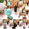 Animal Plush Cat Doll With Pp Cotton Filling For Bag Decoration And Gift