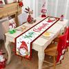 Рождественская дорожка для стола Веселое рождественское украшение для дома 2024 года, чехол для флага на стол, рождественский орнамент, подарок на Новый год 2025 года от Navidad Natal