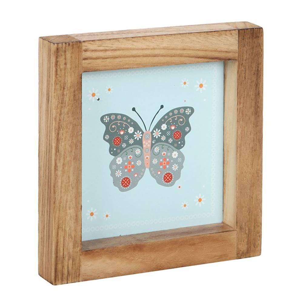 Something Different Floral Bug Framed Wall Art Set  (Pack of 4)
