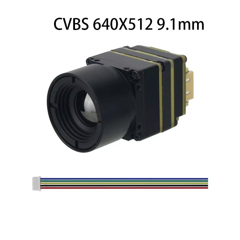 New High Resolution Thermal Camera for FPV Drone Camera 640*512 OEM Mini Series CVBS Analog Interface Camera Module