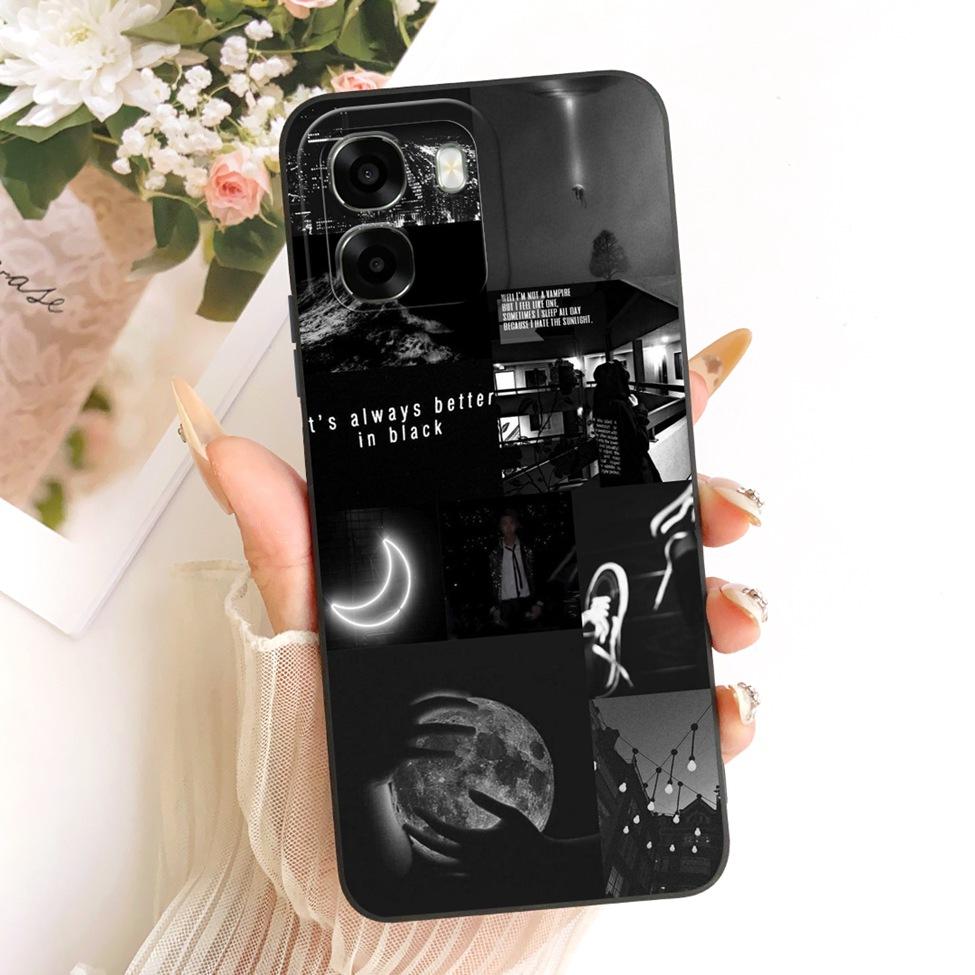 Чехол для телефона Oppo A6x 4G CPH2819 5G CPH2783 Чехол для Oppo A6x Милый Кавайный Роскошный Модный Цветы Крутой Расписной Силиконовый Корпус