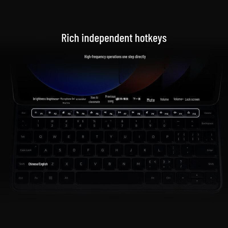 Двусторонний чехол-клавиатура для Xiaomi Pad 6S Pro