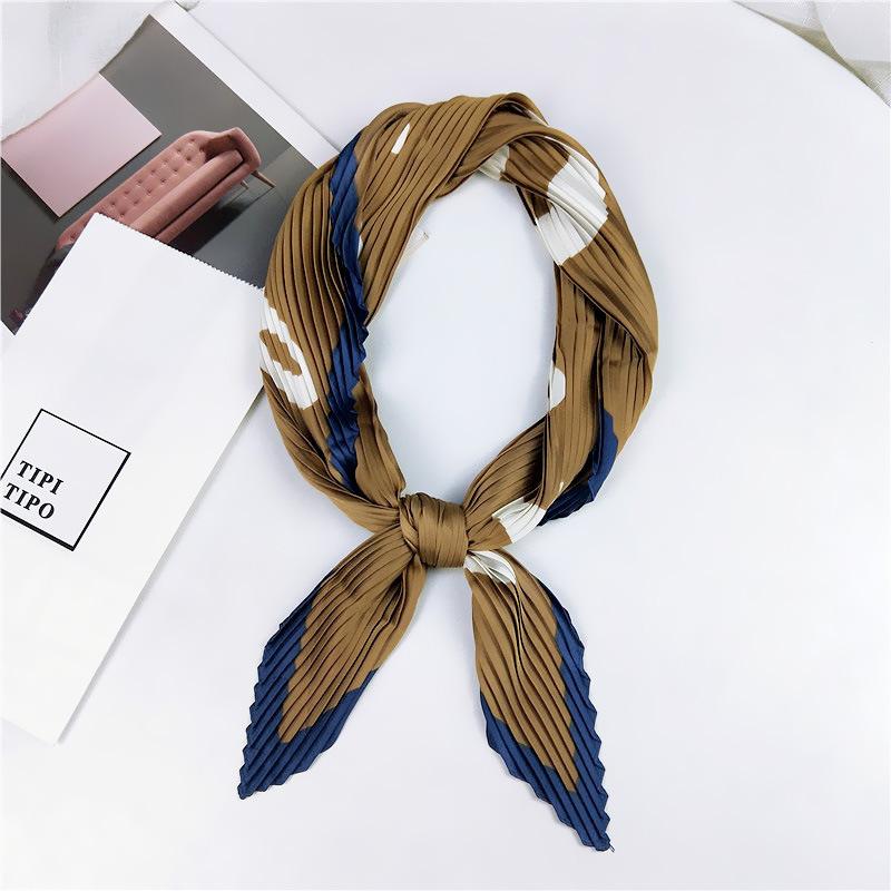 Модный декоративный шарф, повязка для волос, резинка для волос 70, маленький квадратный шарф, шелковый шарф, женский весенне-осенний универсальный маленький шарф, профессиональный шарф
