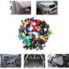 50/100/500pcs Car Clips Auto Fastener Random Mixed Bumper Clips Retainer Car Fastener Rivet Door Panel Liner Car Accessories