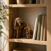 Unique Craft Gifts for Home 2Pcs/Set Mother And Child Horse Figurines, Resin Mare Foal Statue, Office Shelf Accents Rustic Sculptures Farmhouse
