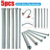5Pcs/Set 1/4 1/2 3/8 5/8 5/16 Tube Bender Air Condition Pipe Bending Tool Spring Pipe Benders