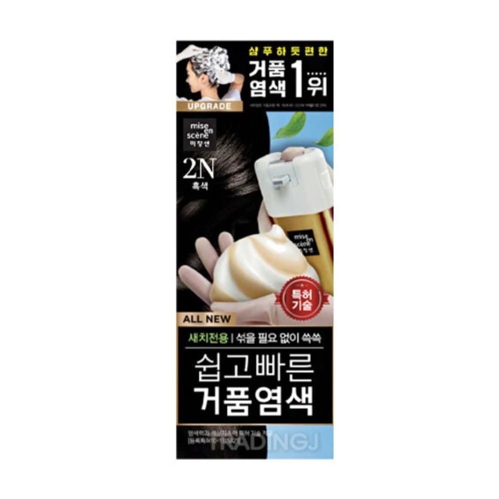 mise en scène All New Easy and Fast Foam Dye 2N Black