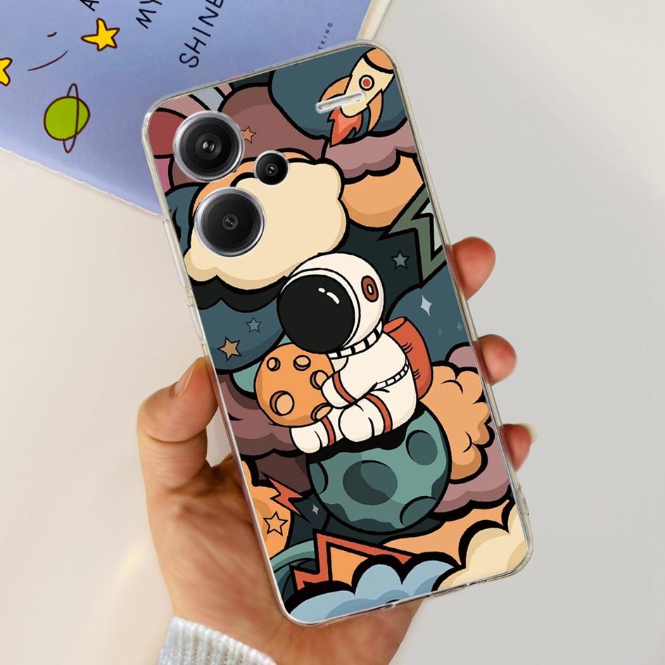 For Xiaomi Redmi Note 13 5G Case Luxury Marble Transparent Phone Cover For Redmi Note 13 Pro Plus Funda on Note 13 Pro 5G Bumper