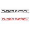2×3D TURBO DIESEL Металлическая эмблема Хромированные автомобильные наклейки Аксессуары Инструменты для Mazda 3bl Аксессуары Mercedes Benz Toyota Avalon